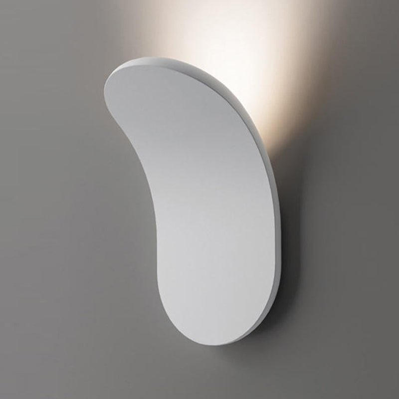 Contemporary Single Black/White Wall Mounted Sconce Metal Wall Light