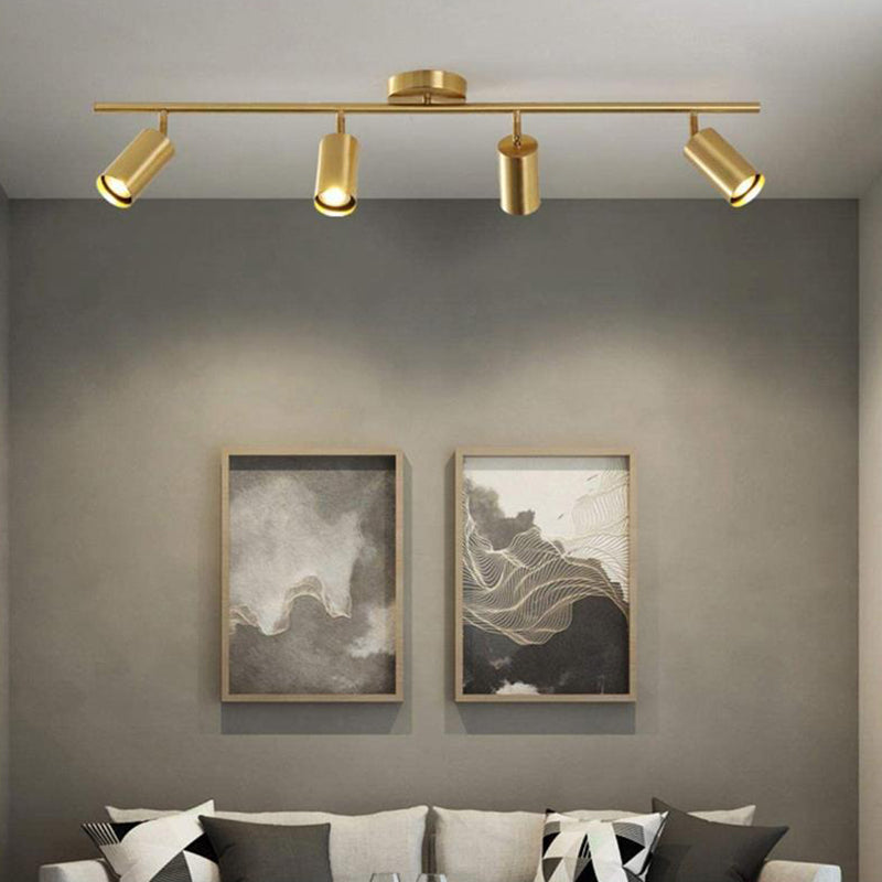 Multi Light Bathroom Vanity Lighting Metal Bath Sconce in Gold Finish