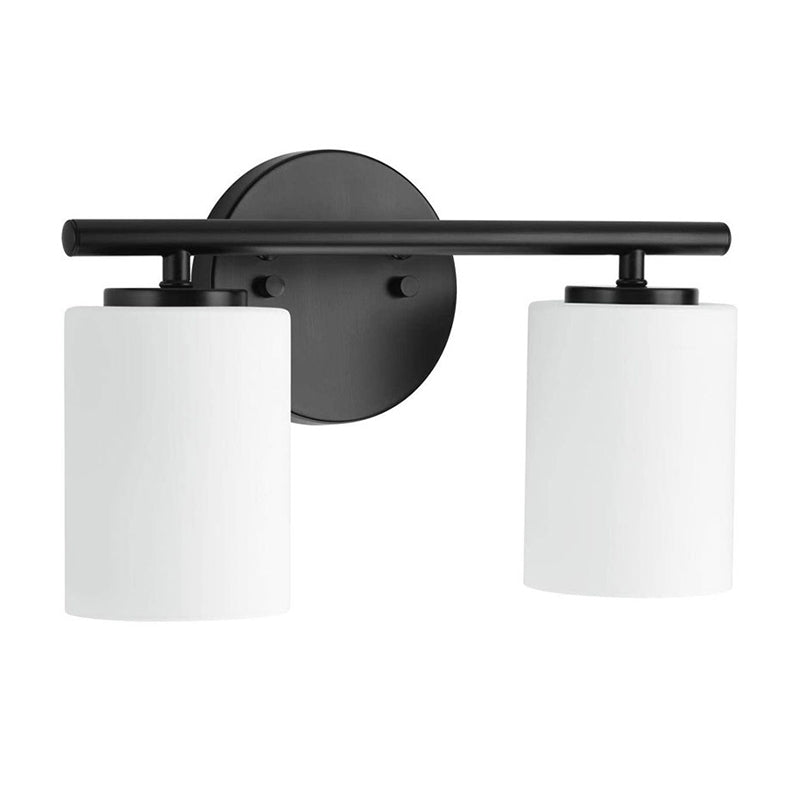 Cylinder Glass Shade Bath Sconce Post Modern Multi - Head Bathroom Vanity Lighting