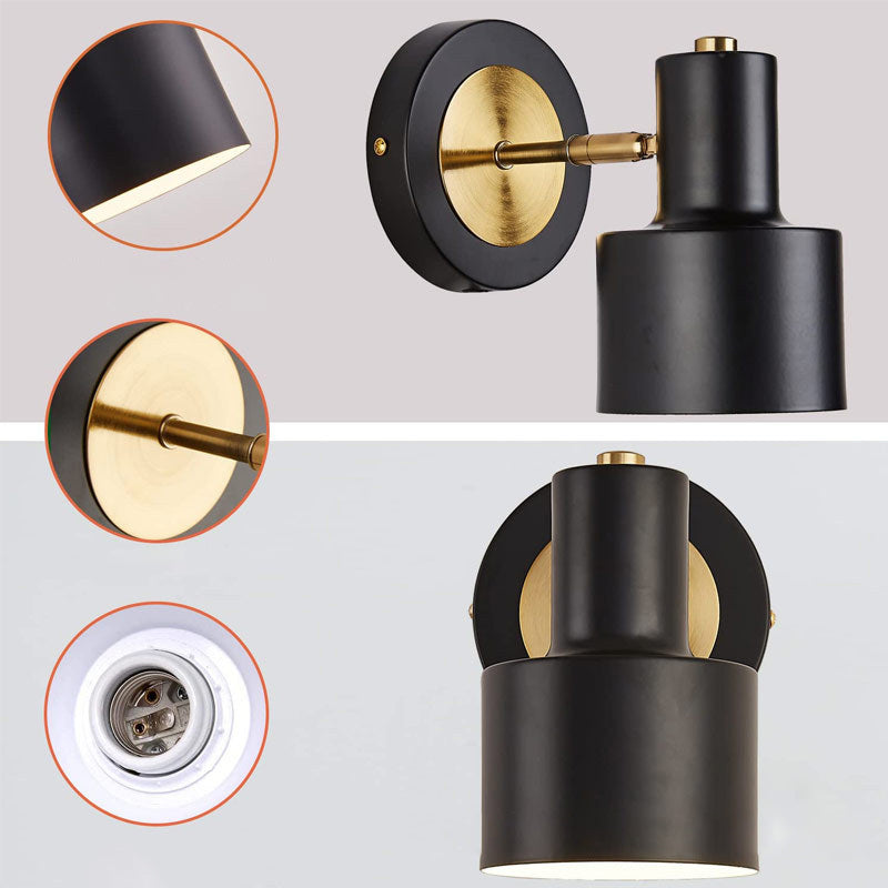 Post Modern Industrial Bath Sconce 1 - Light Adjustable Bathroom Vanity Lighting