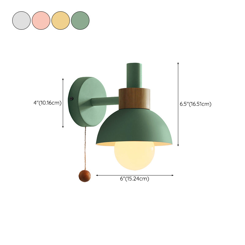 Contemporary Single Polished Bathroom Vanity Light Metallic Shaded Bath Bar