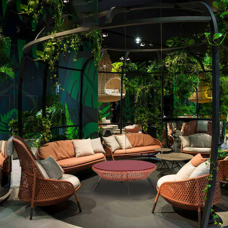 UV and Water Resistant Patio Sofa 31.49" Wide Outdoor Sofa with Cushion