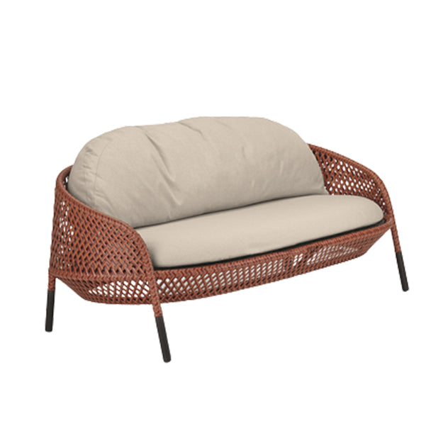 UV and Water Resistant Patio Sofa 31.49" Wide Outdoor Sofa with Cushion