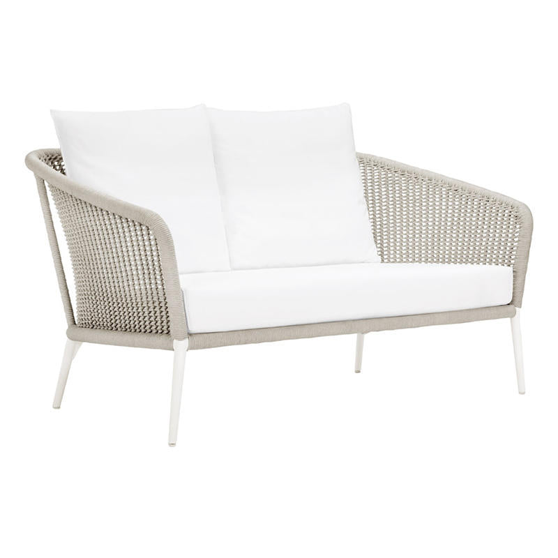 Aluminum Frame Outdoor Sofa with Cushion UV and Water Resistant Patio Sofa