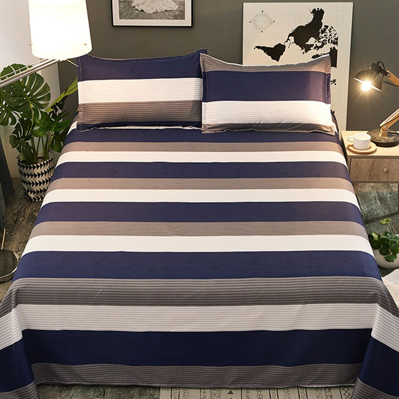 Cartoon Painting Bed Sheet Polyester Breathable Fade Resistant Soft