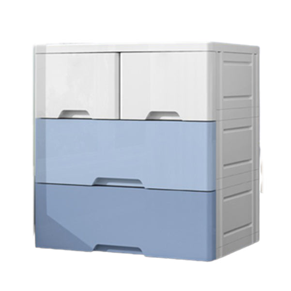 Modern Dresser Plastic Kids Nightstand with Drawers for Kids