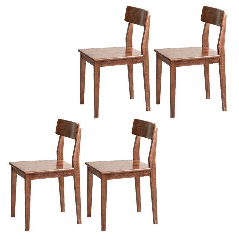 Dining Room Armless Dining Chair Home Open Back Dining Chair