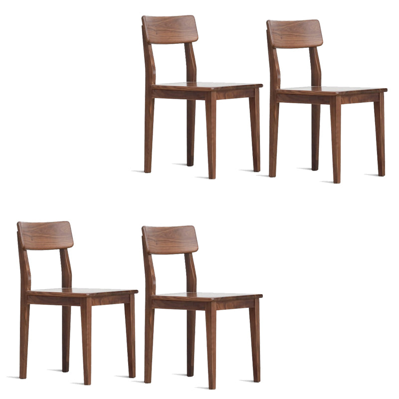 Dining Room Armless Dining Chair Home Open Back Dining Chair