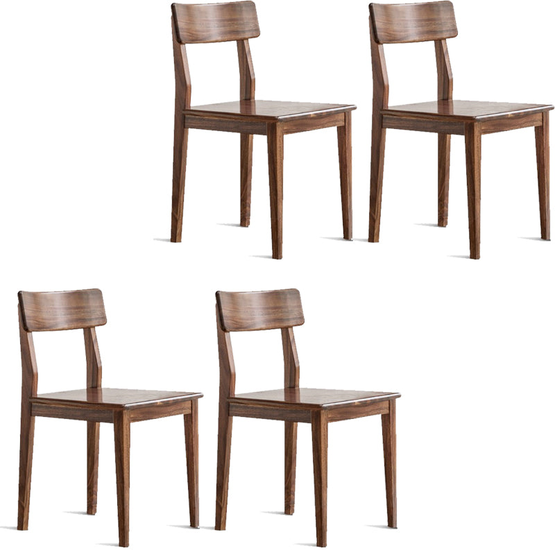 Dining Room Armless Dining Chair Home Open Back Dining Chair