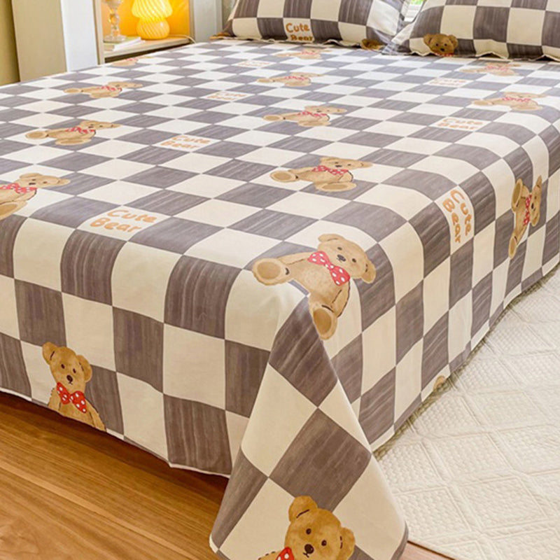 Sheets Cotton Floral Printed Wrinkle Resistant Ultra Soft Breathable Bed Sheet Set