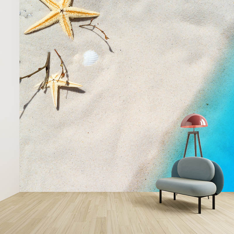 Modern Wall Mural Tropical Photography Sea Pattern Peel and Stick