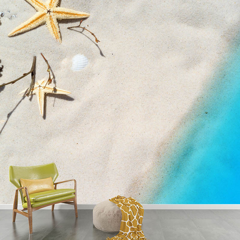 Modern Wall Mural Tropical Photography Sea Pattern Peel and Stick