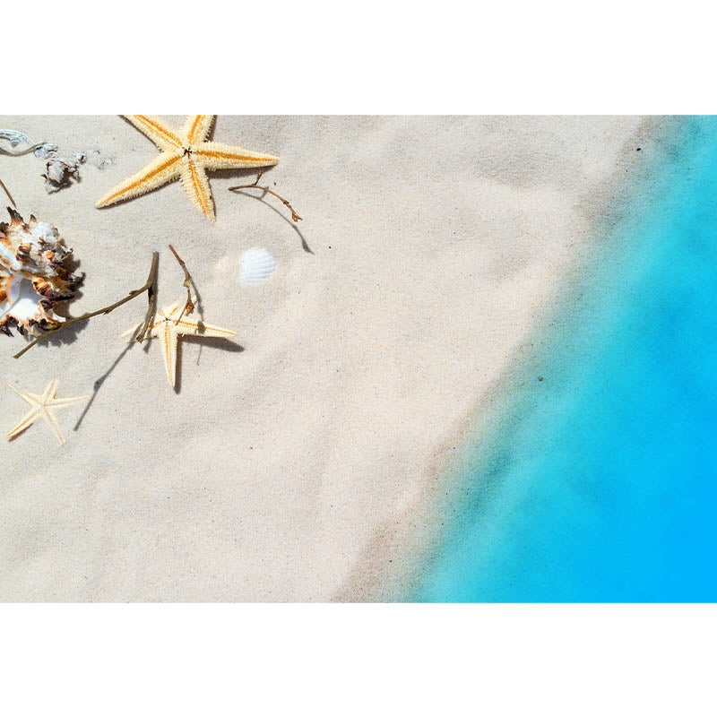 Modern Wall Mural Tropical Photography Sea Pattern Peel and Stick