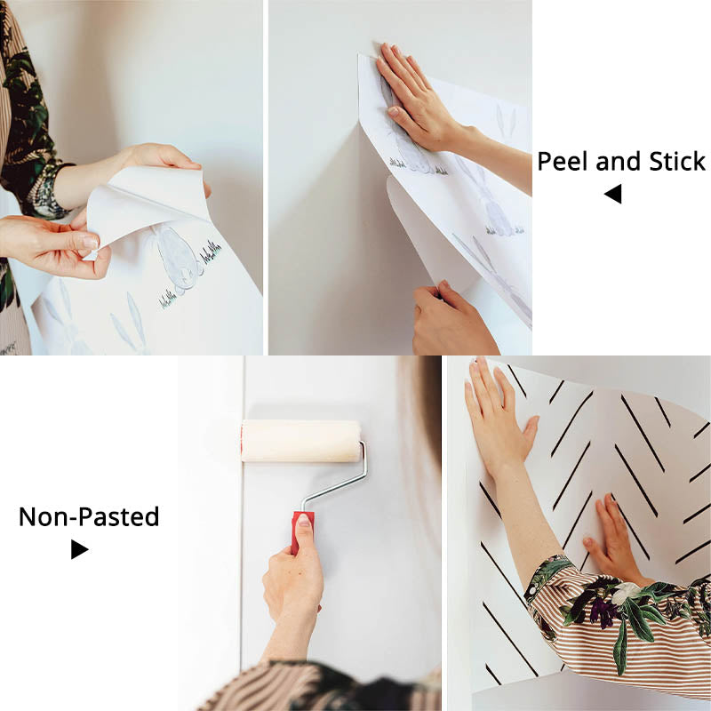 Peel and Stick Wall Mural Tropical Sea Pattern Photography Living Room Decorative