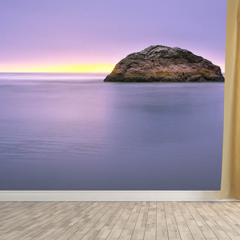 Non-Pasted Tropical Living Room Photography Wall Mural Sea Pattern