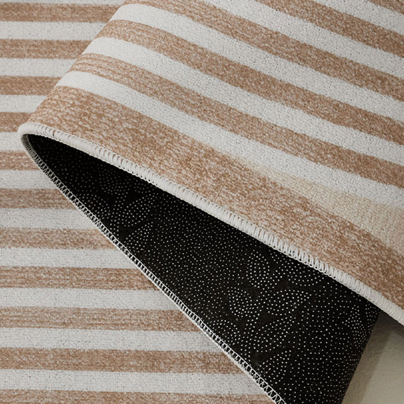 Casual Colorblock Rug Morandi Color Area Rug Polyester Easy Care Carpet for Living Room