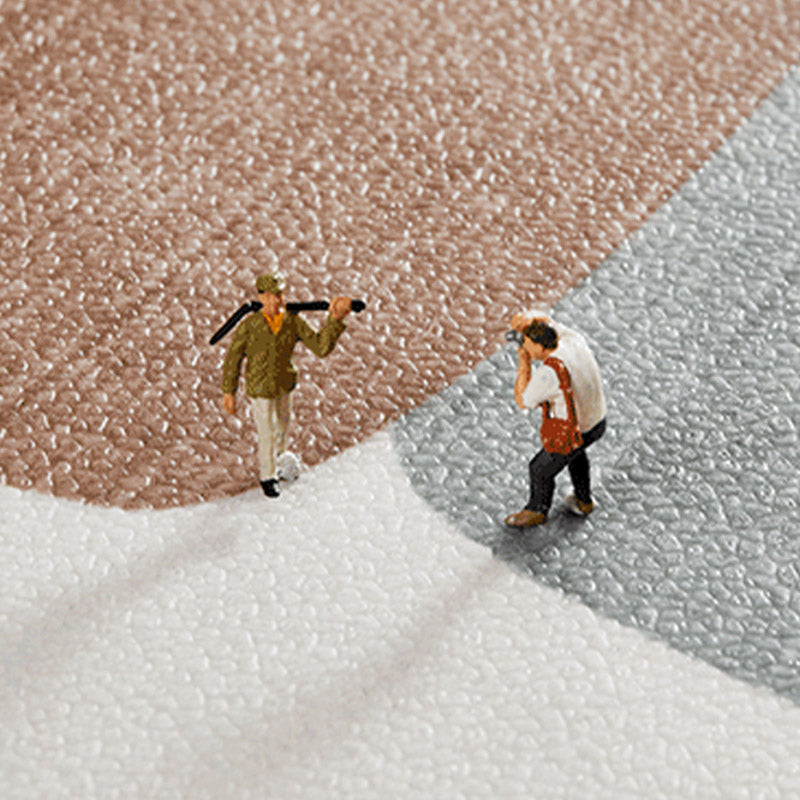 Simplicity Area Rug Simple Rug Polyester Non-Slip Area Rug for Bedroom