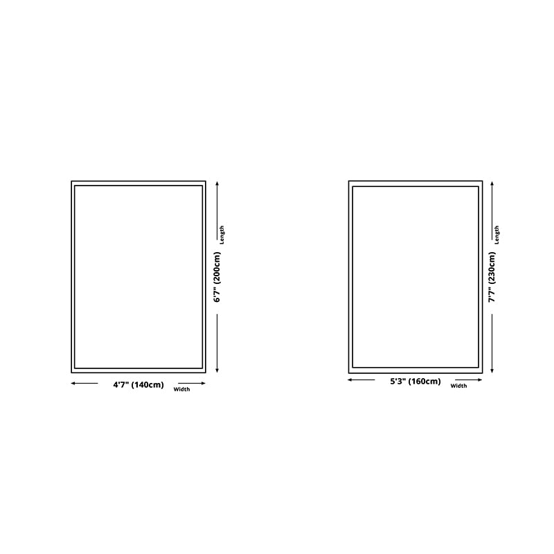 Simplicity Area Rug Simple Rug Polyester Non-Slip Area Rug for Bedroom