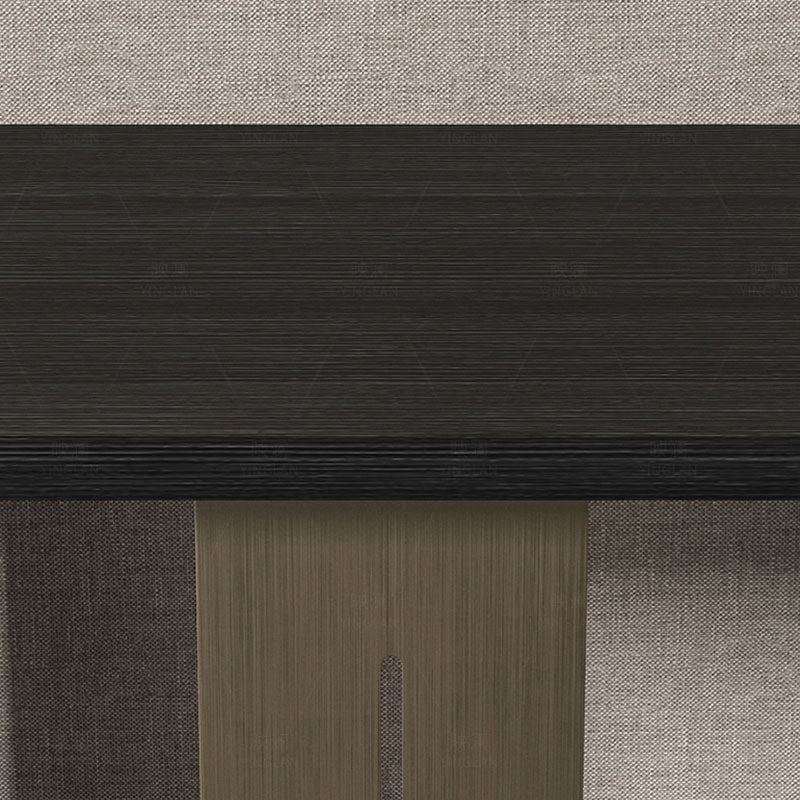 Rectangle Modern Console Table Brown/Black Wood Console Sofa Table