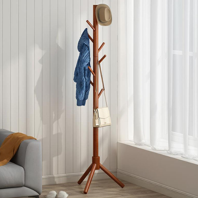 Scandinavian Pine Entry Hall Tree Free Standing Entryway Kit