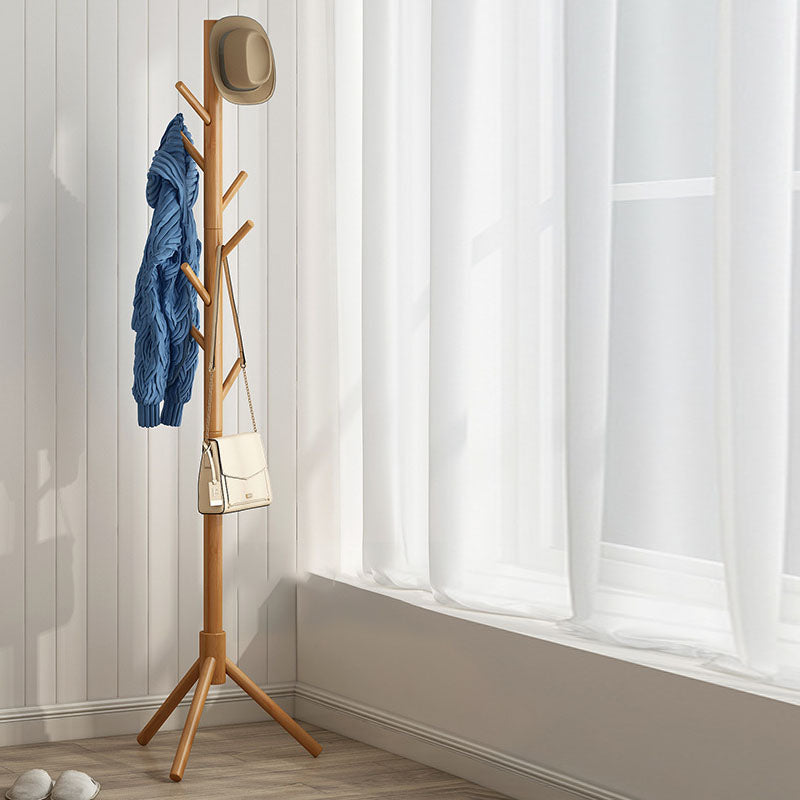 Scandinavian Pine Entry Hall Tree Free Standing Entryway Kit