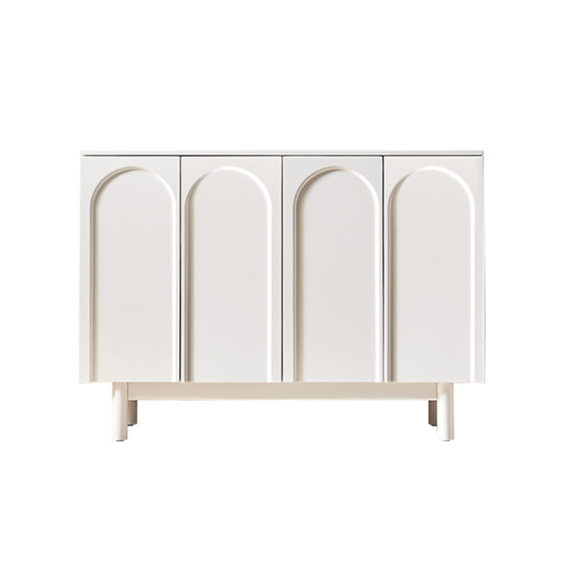 Modern Buffet Table Engineered Wood Sideboard Table with Doors for Kitchen