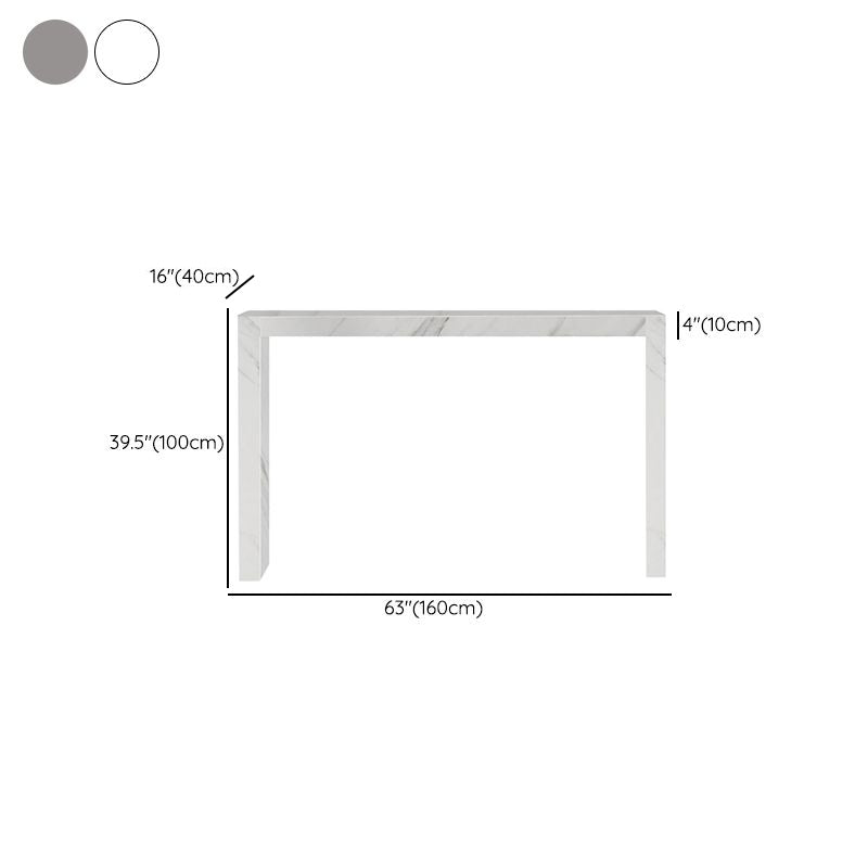 Modern Bar Dining Table Stone Rectangle Bar Table for Living Room
