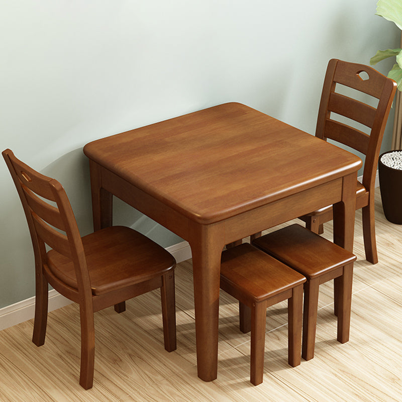 Modern Style Solid Wood Furniture 3/5/ Pcs Dinette Table with Dining Chair
