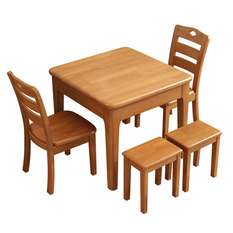 Modern Style Solid Wood Furniture 3/5/ Pcs Dinette Table with Dining Chair