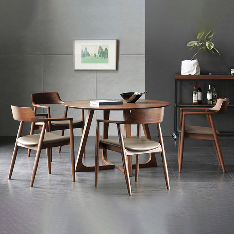 Solid Wood Dining Table Sets Modern 1/2/5 Pieces Table and Chair Set