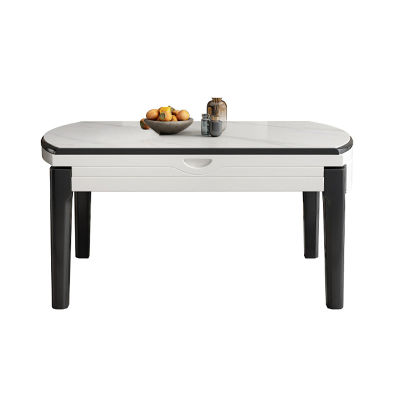 Modern Style Furniture 1/7/ Pcs Round Stone Dinette Table with Armless Chair