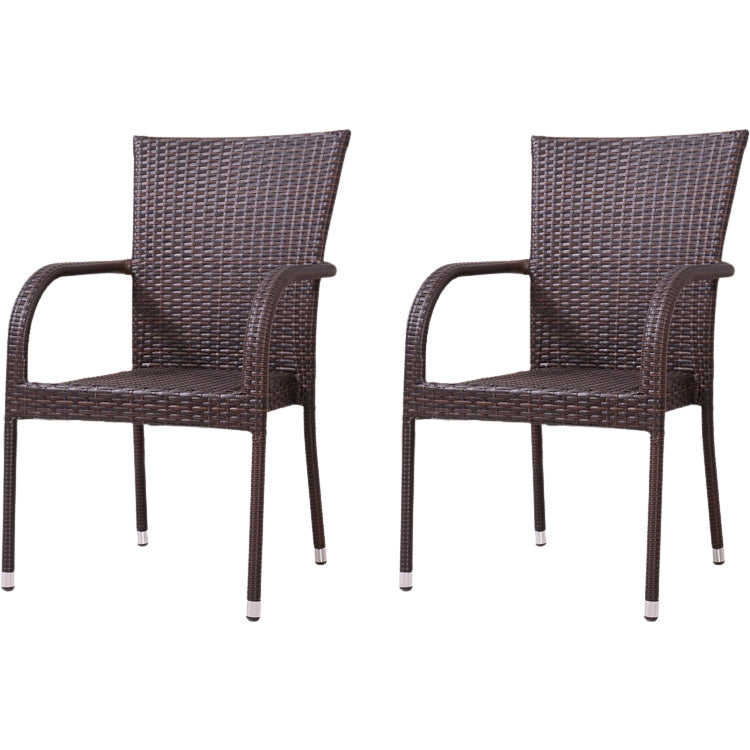 Contemporary Style Arm Chair Plastic Dining Accent Chair for Dining Room