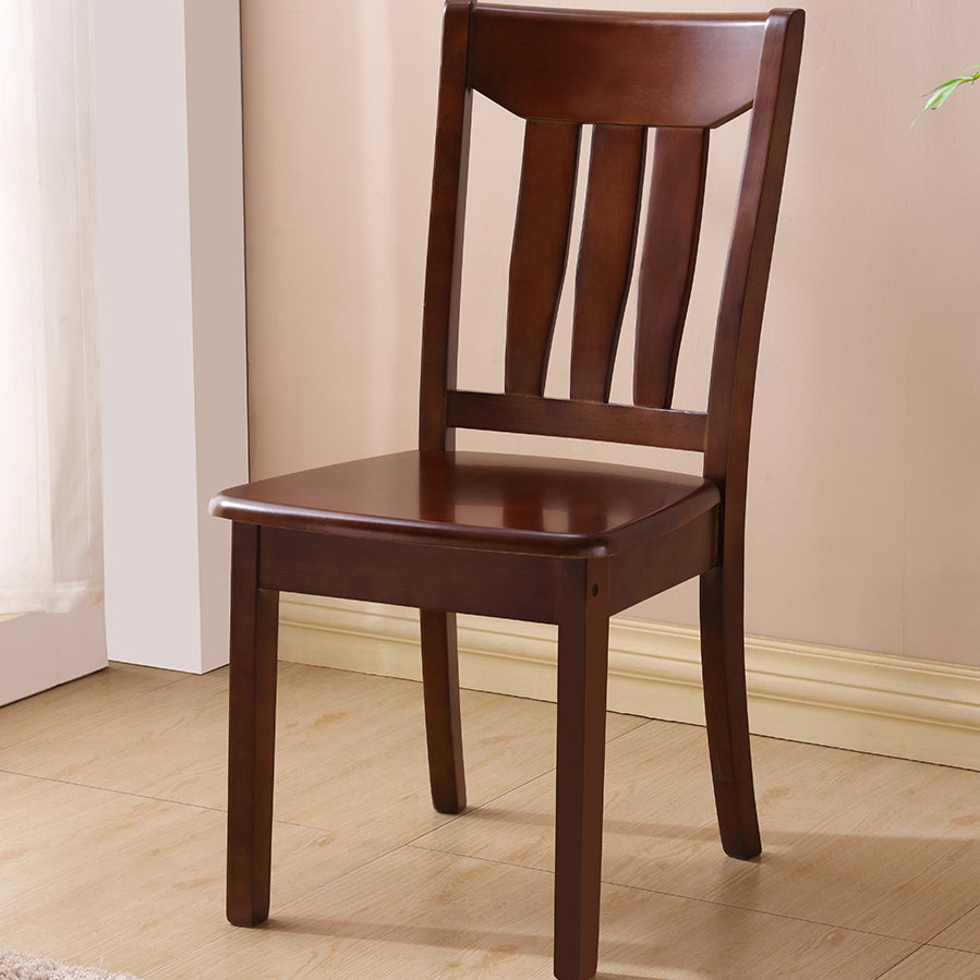 Solid Wood Dining Chairs Modern Style Home Armless Dining Chairs