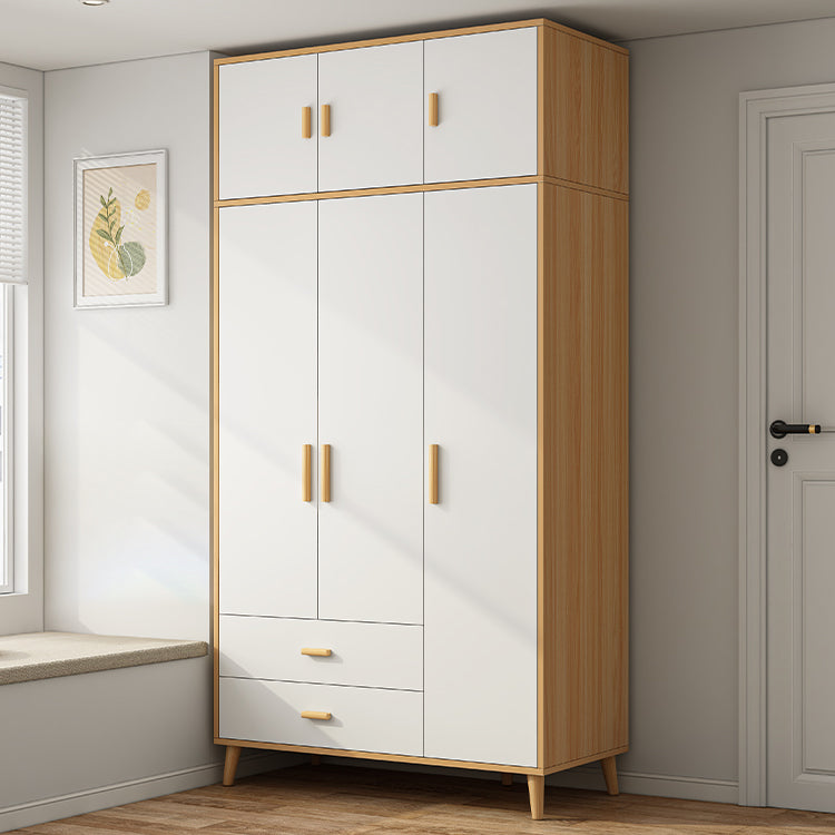 Manufactured Wood Kid's Wardrobe Contemporary Kids Closet with Garment Rod