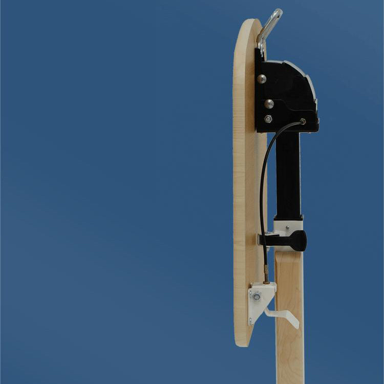 Contemporary Wooden Study Desk Multifunctional Lifting Desk with Metal Base