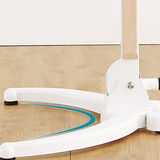 Contemporary Wooden Study Desk Multifunctional Lifting Desk with Metal Base