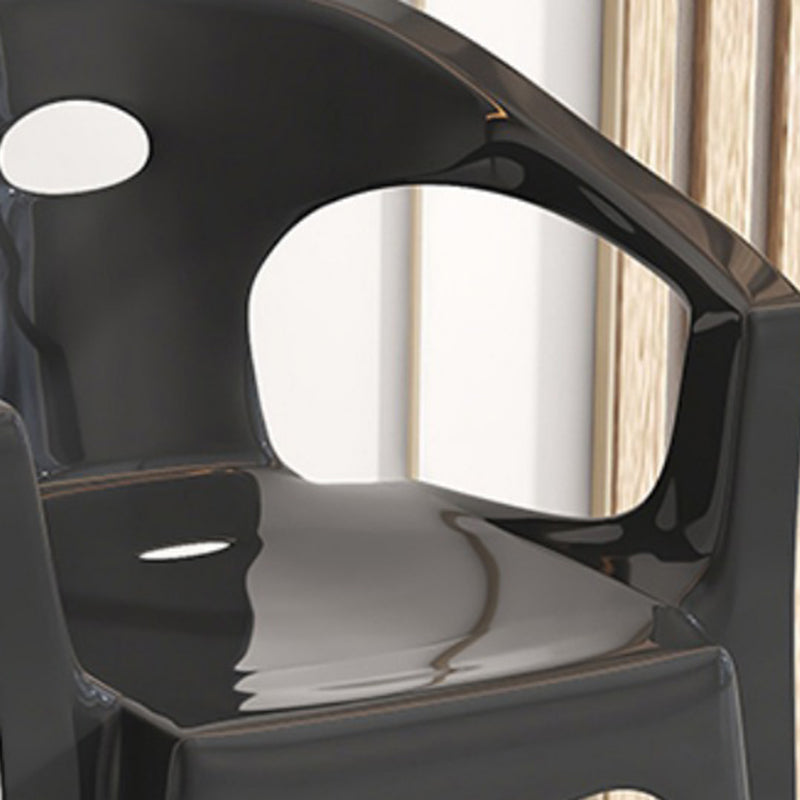 Contemporary Style Dining Set Plastic Square 1/5/10 Pcs Dining Table Set