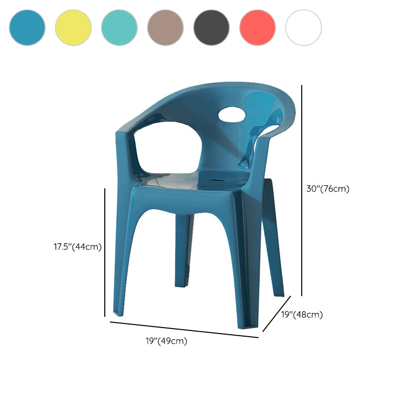 Contemporary Style Dining Set Plastic Square 1/5/10 Pcs Dining Table Set