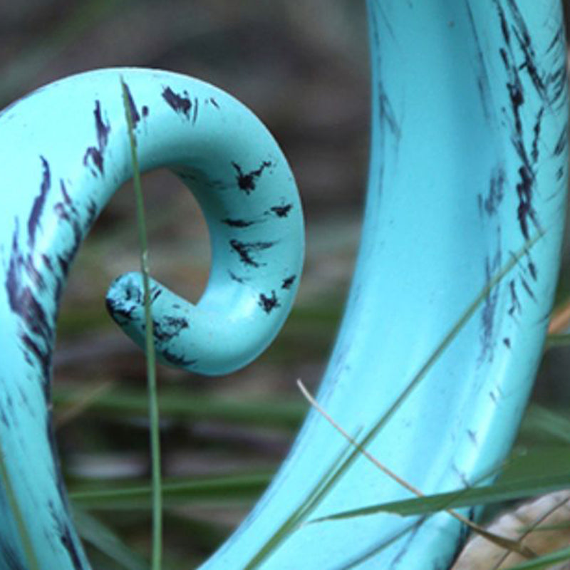 Modern Green Waterproof Courtyard Table Iron Rectangle Outdoor Table