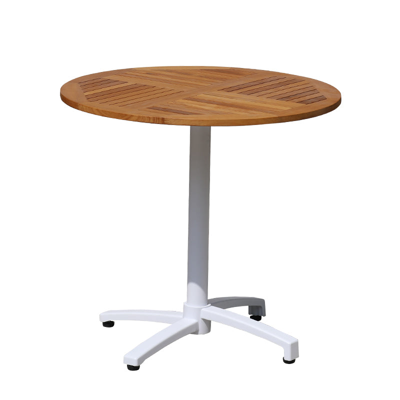 Modern Outdoor Patio Table UV Resistant Dining Table with Metal Frame