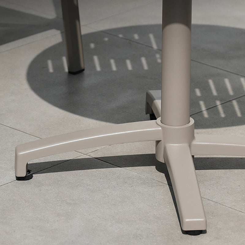 Modern Outdoor Patio Table UV Resistant Dining Table with Metal Frame