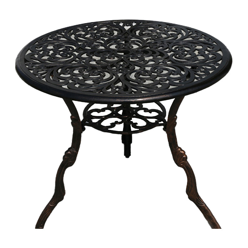 Aluminum Outdoor Patio Table Industrial UV Resistant Patio Table