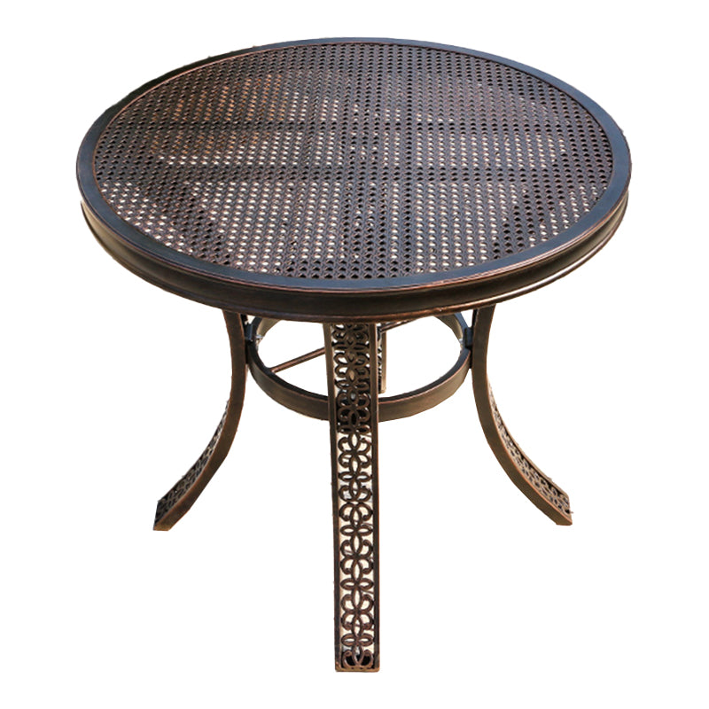 Aluminum Outdoor Patio Table Industrial UV Resistant Patio Table