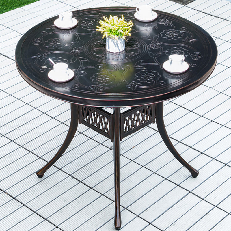 Aluminum Outdoor Patio Table Industrial UV Resistant Patio Table