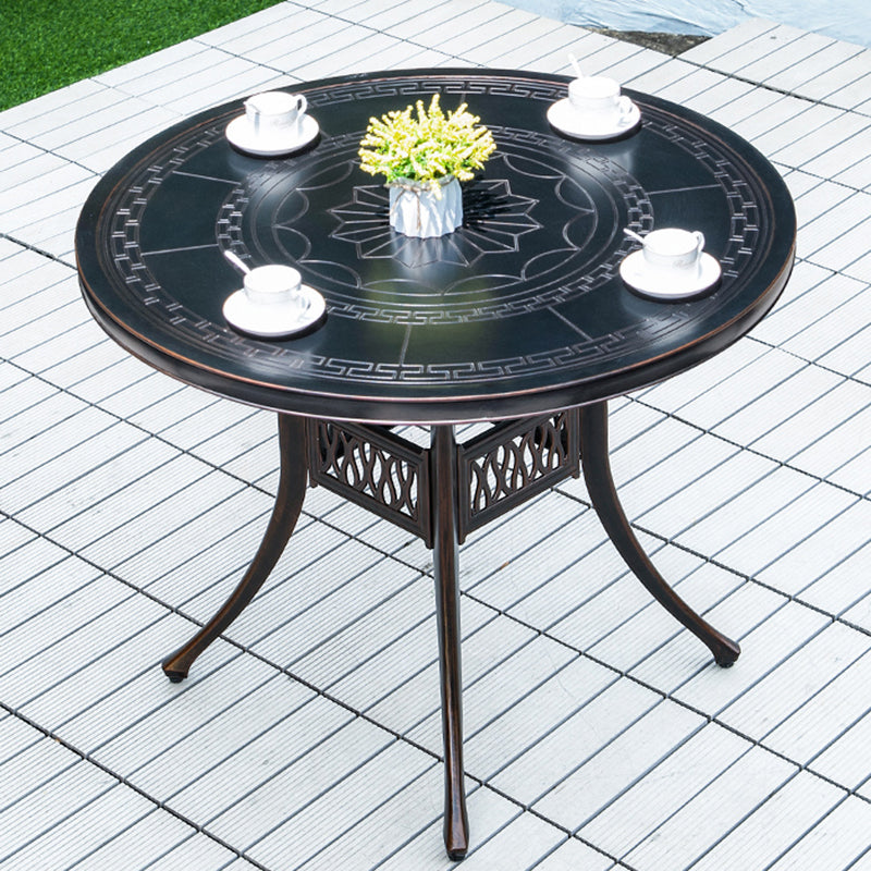 Aluminum Outdoor Patio Table Industrial UV Resistant Patio Table