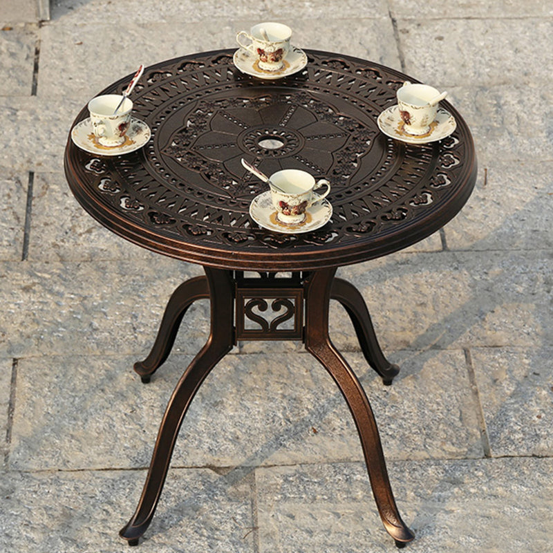 Aluminum Outdoor Patio Table Industrial UV Resistant Patio Table