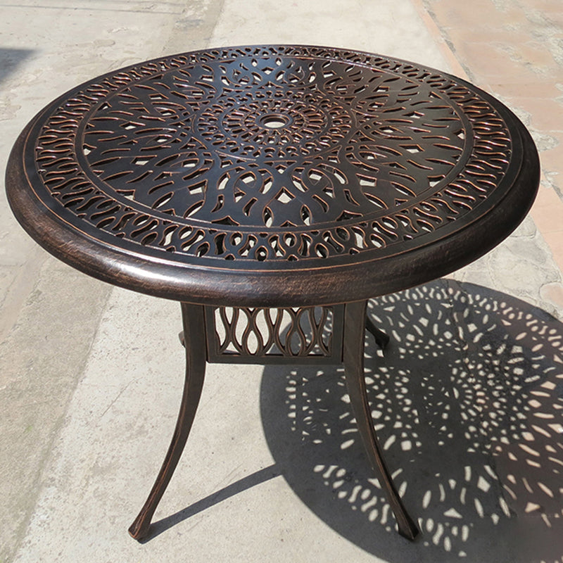 Aluminum Outdoor Patio Table Industrial UV Resistant Patio Table