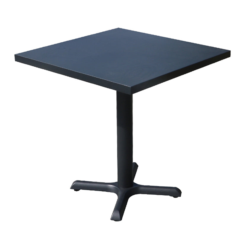Modern Geometric Waterproof Courtyard Table Metal Base Outdoor Table