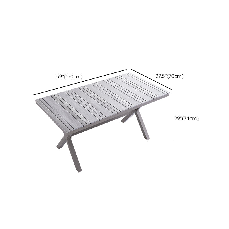 Modern Style Patio Table Outdoor Water Resistant Patio Table