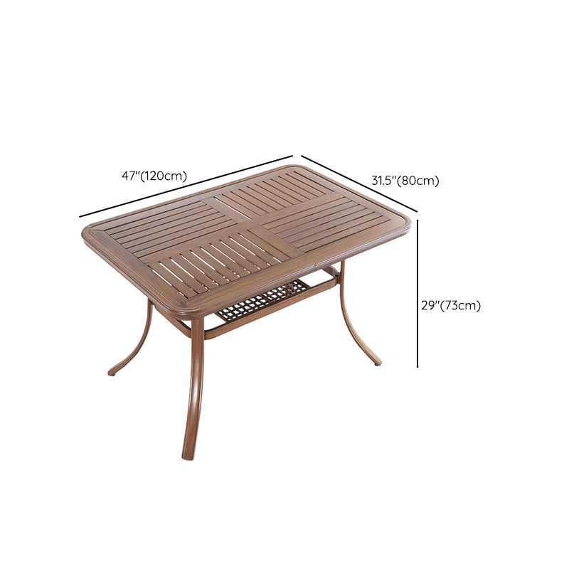 Modern Style Patio Table Outdoor Water Resistant Patio Table